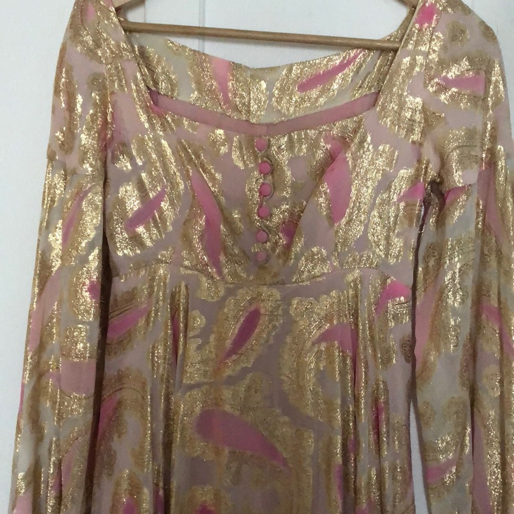 Vintage Gypsy Bohemian Maxi dress - Picture 2 of 8
